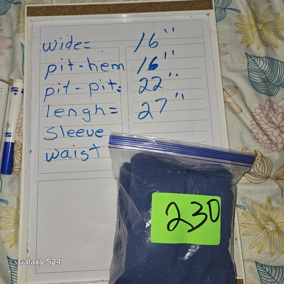 CHOICES WOMENS  BLUE TANK TOP RAYON BLEND SLEEVELESS PULLOVER TOP SIZE XL - Picture 9 of 9